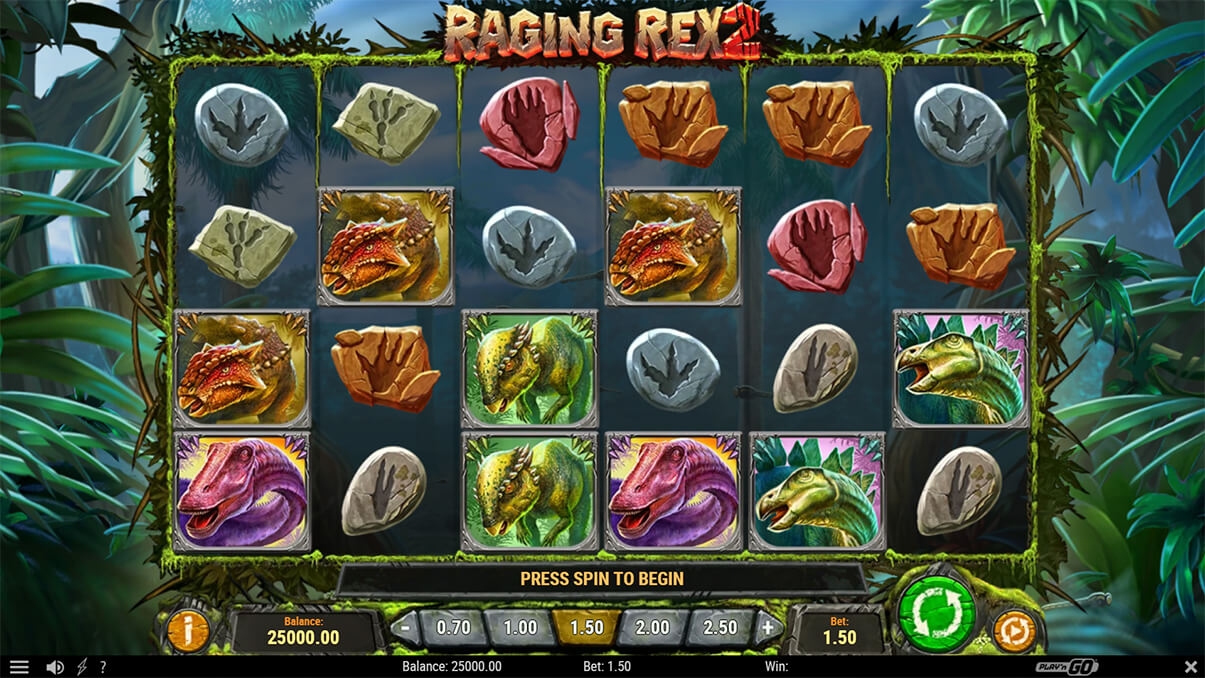 image de présentation de la machine à sous Raging Rex 2