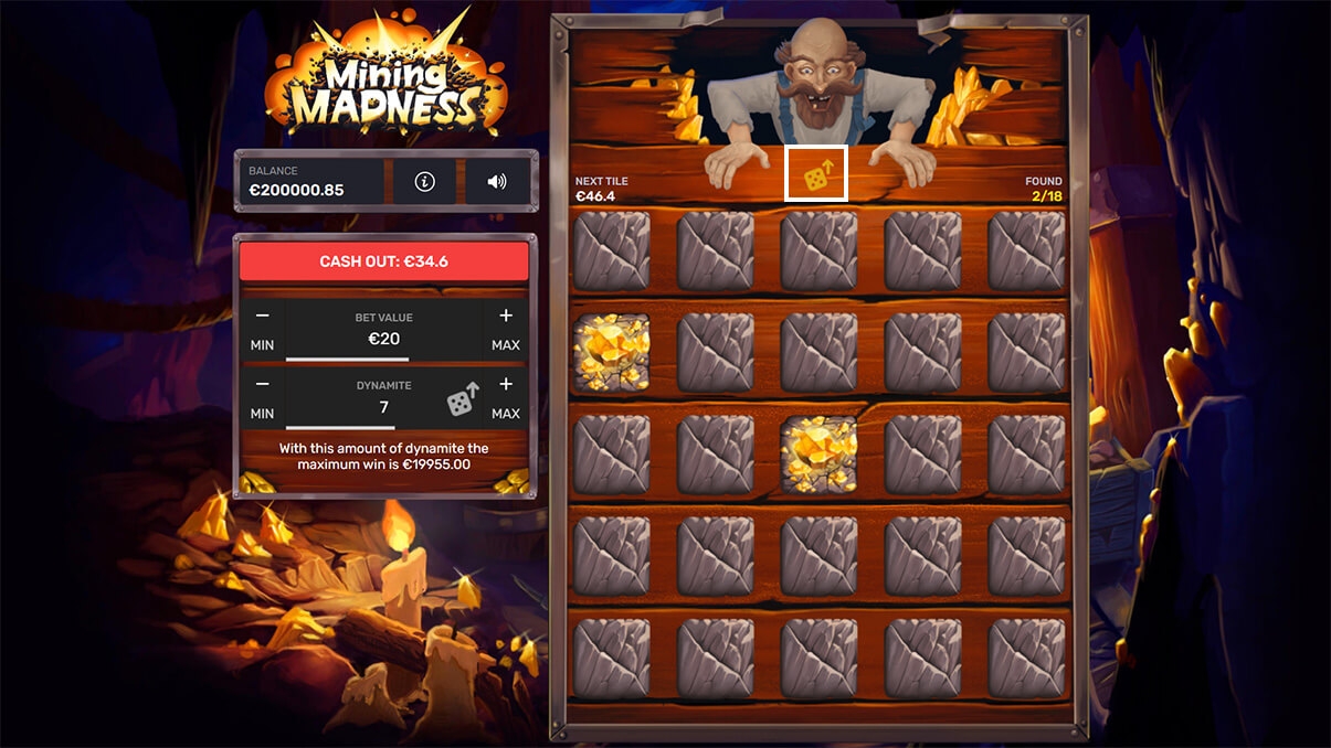 image de présentation boost du mini-jeu Mining Madness