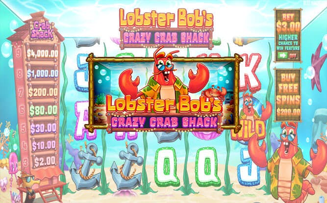 Lobster Bob's Crazy Crab Shack machine à sous gratuite